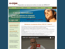 Tablet Screenshot of mathsecours.com